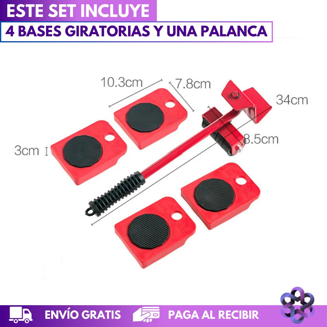 SET LEVANTA MUEBLES PESADOS 🎁PAGA 1 RECIBE 5 🎁